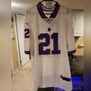 Nike White NY Giants NFL Jersey #21 Collins
